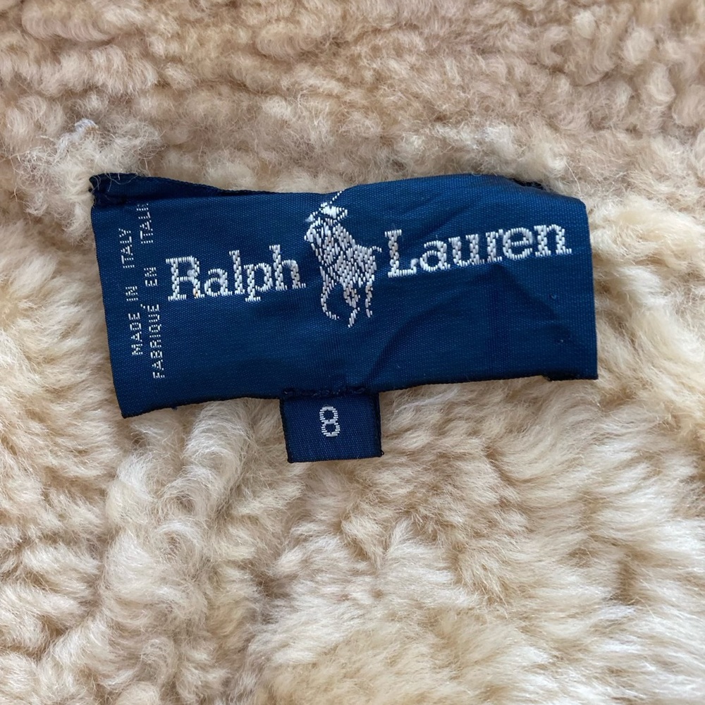 Polo Ralph Lauren Vintage Shearling Full-Length Coat - Picture 2 of 6